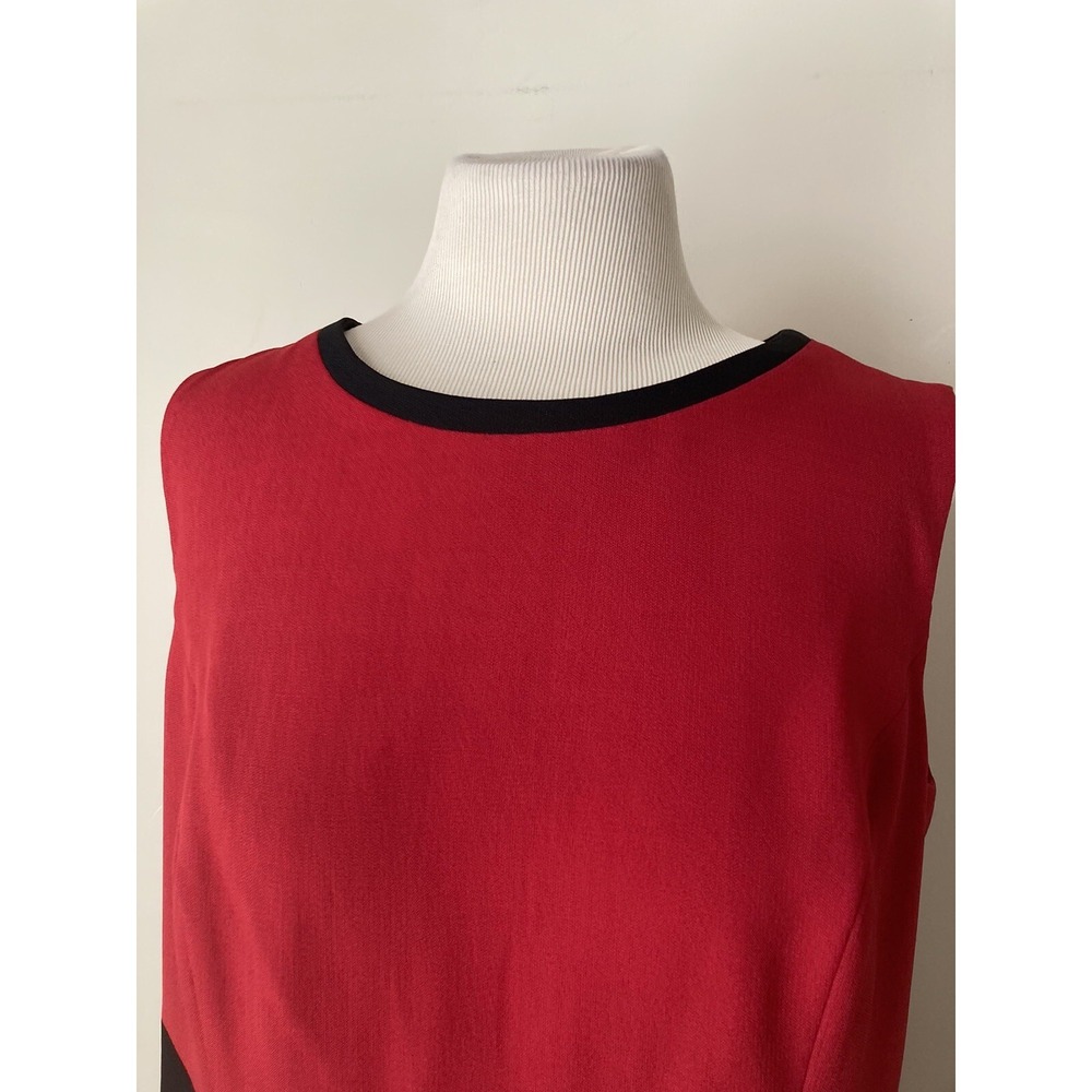 Studio One Dress Set Orange Black Size 12 Dress Jacket - Picture 12 of 14